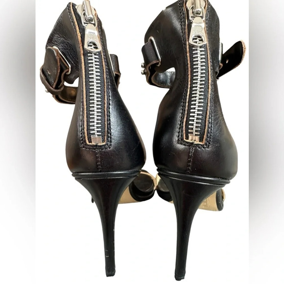 Rag & Bone Tamira II Sandal Pump in Black Leather - Picture 4 of 8